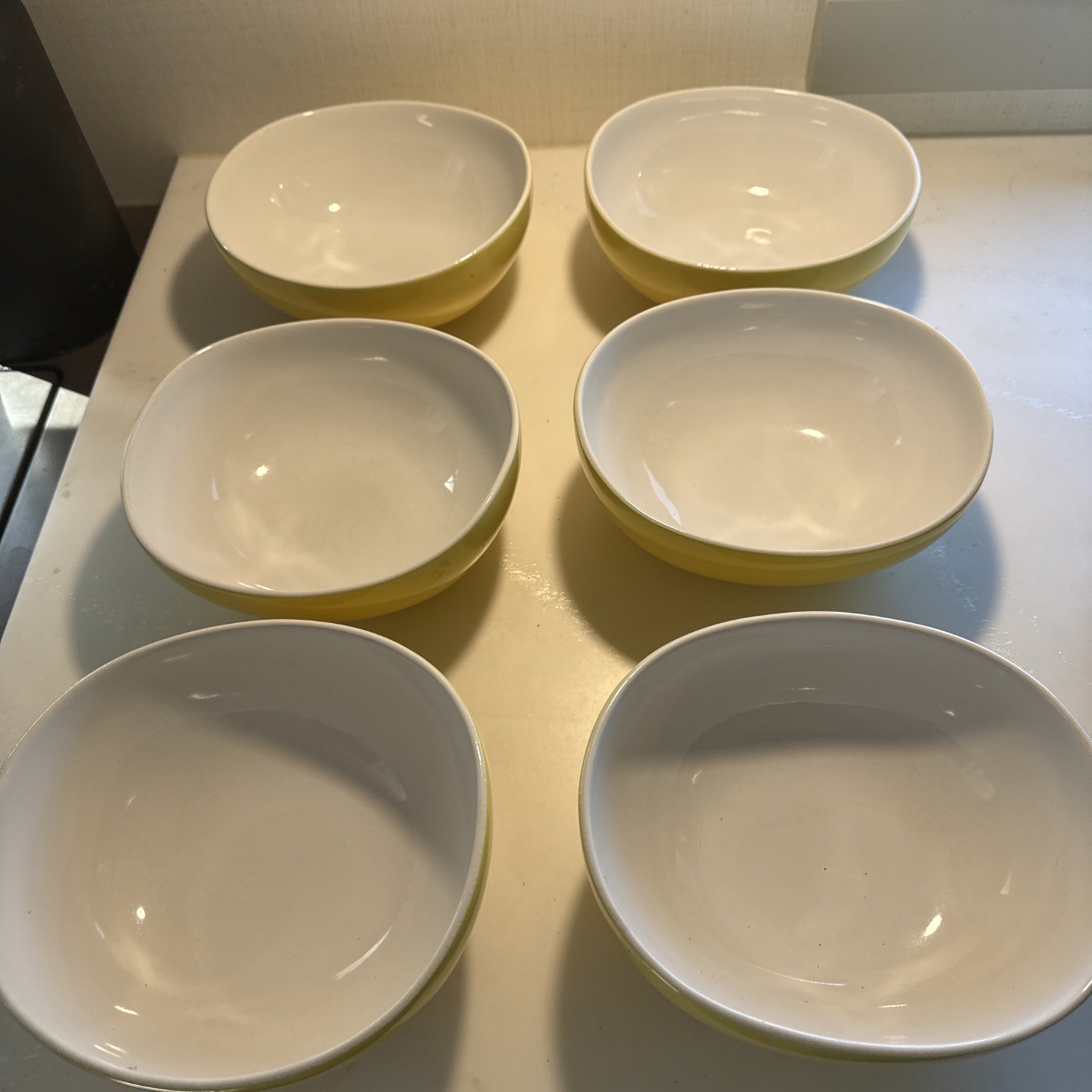 Lenox Kate Spade Summer Circle Yellow Soup/Cereal Oval Bowl 7-1/2” -5 Available thumbnail 8