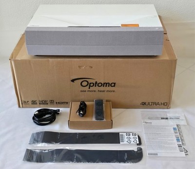 Optoma CinemaX P2 Smart True 4K UHD Ultra-Short Throw Laser Projector 4158 hr