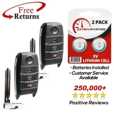 2 For 2017 2018 Kia Forte Keyless Entry Smart Remote Car Key Fob 4 Button