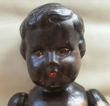 Lovely Old Doll With Original Knitted Dress