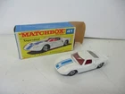 Matchbox Lesney Superfast SF41 Ford GT- white body, black base, EARLY F BOX