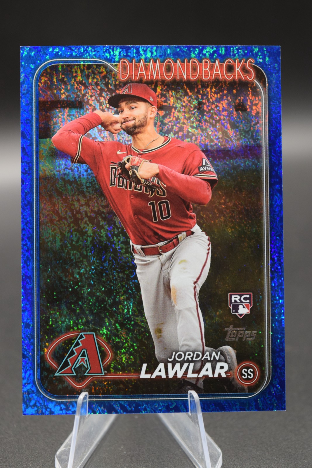 Jordan Lawlar 2024 Topps #451 Blue Holofoil #/999 Arizona Diamondbacks