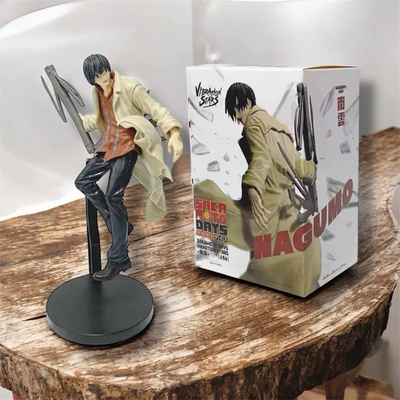 Statue Nagumo Sakamoto Days Vibration Stars avec finitions premium de 18cm