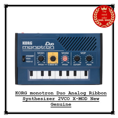 KORG Monotron Duo Analog Ribbon Synthesizer 2VCO X-MOD Neu Original