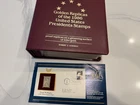 37 22K Golden Replicas US Stamps PRESIDENTS 1986 FDC POSTAL COMMEMORATIVE SOCIEY