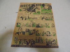 1952 Cisco Kid Portuguese Comics Magazine Mundo de Aventuras #167