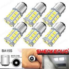 6PCS For Freightliner Cascadia 2008-17 Sleeper Cab Light 1156 Interior LED Bulb