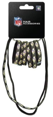 NFL Baltimore Ravens 8-Pc. Hair Tie & Headband Set | eBay display picture 3