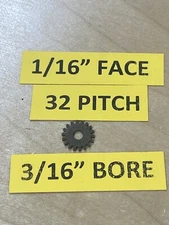 BOSTON GEAR BRASS G-100 SPUR GEAR 32 PITCH 18 TEETH FOR CLOCK MACHINE REDUCER