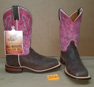 justin pink cowboy boots