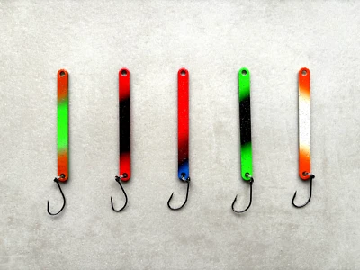 TROUT AREA BAIT'S Trout Stick Hypno Stripe 2,3g 3,8g Trout Spoon Forellenblinker Area UL