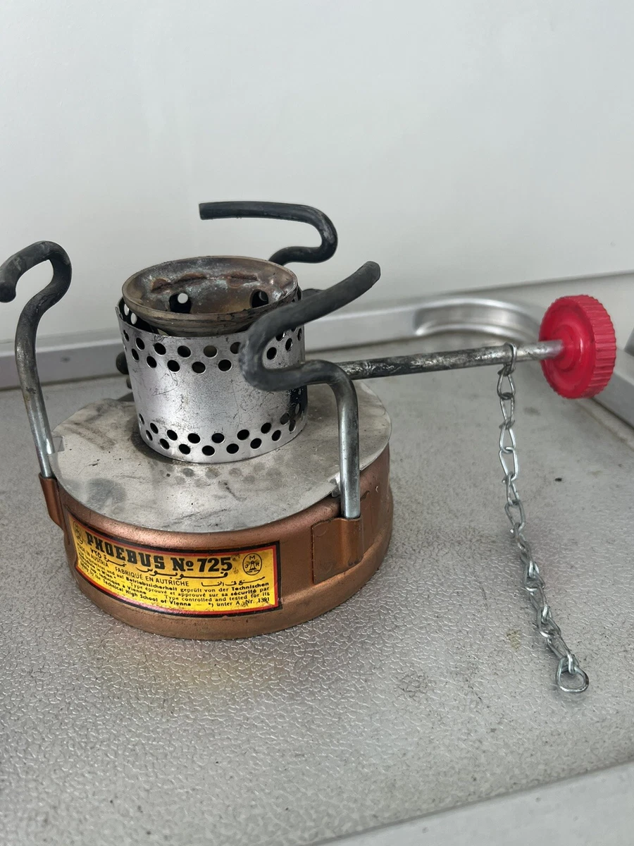 Phoebus Single Burner Stove No. 725 Camping Hiking Made in Austria