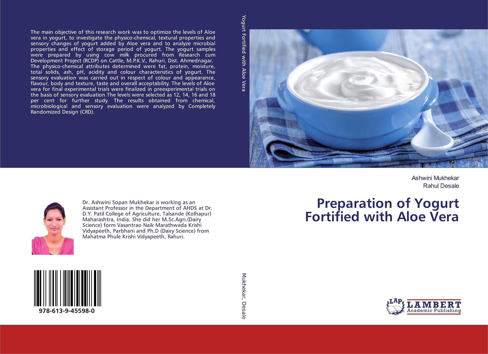Thumbnail - Preparation Of Yogurt Fortified With Aloe Vera Ashwini Mukhekar (u.