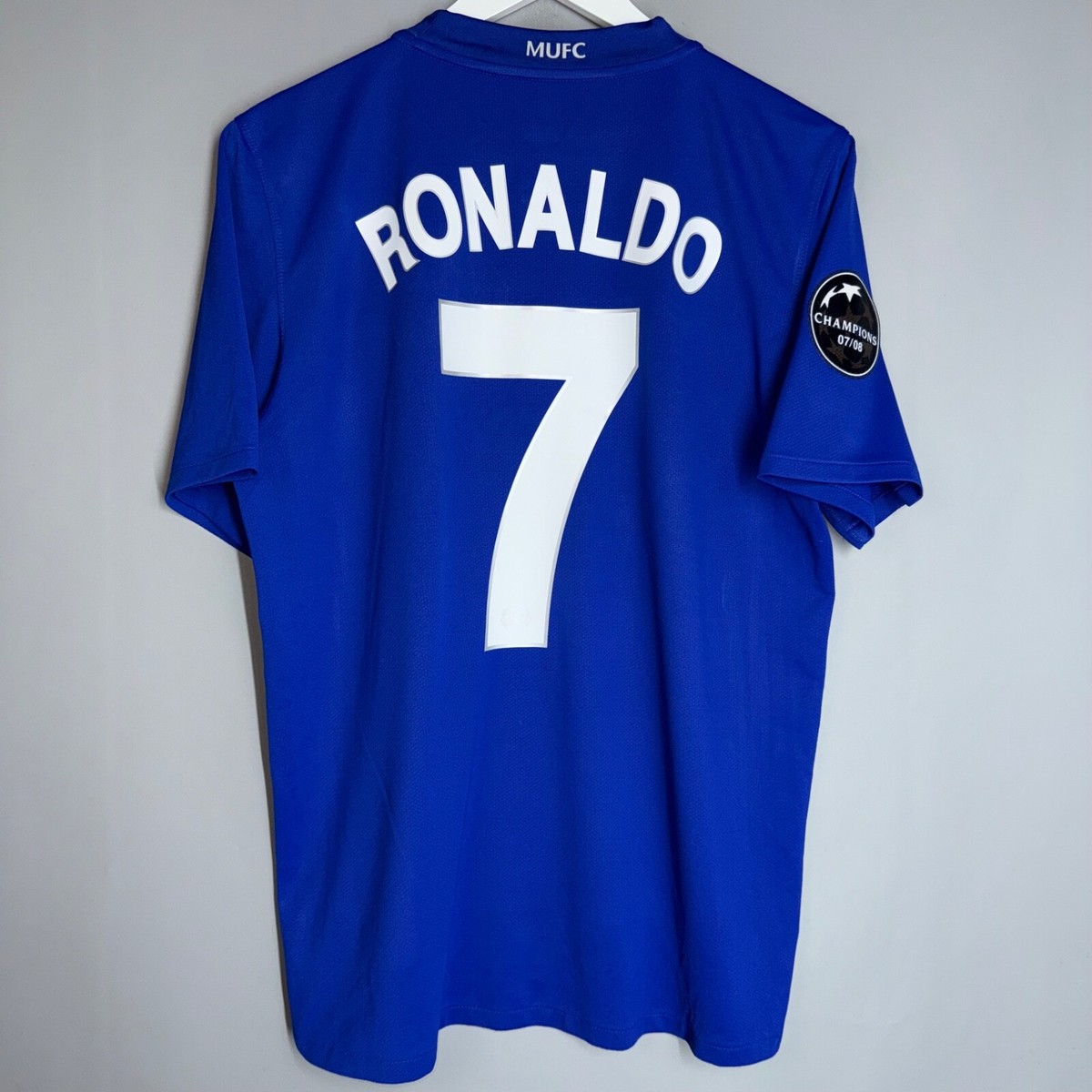 MANCHESTER UNITED 2008 2009 THIRD UCL FOOTBALL SHIRT JERSEY