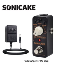 SONICAKE 5th Dimension Digital Modulation Phaser/Flanger/Chorus Pedals+9V ADAPTE
