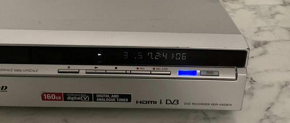 Sony RDR-HXD870 DVD HDD Recorder HDD 160GB - Image 2 of 4