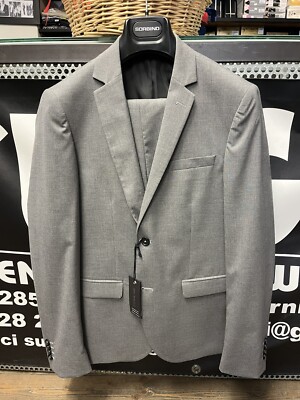 Abito Uomo Sorbino Giacca Monopetto Taglia 48 Tessuto Leggero Pantalone  Slim