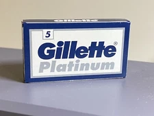 25 PCS Gillete Platinum Double Edge safety Razor Blades Shaving Barber Salon 