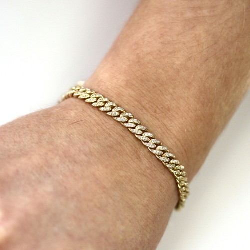 Solid 14k Yellow Gold Cuban Link 