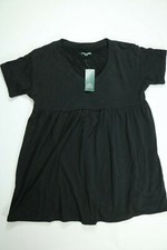 Womens Wild Fable Black Short Sleeve Babydoll Sweatshirt Dress Small NEW! NWT