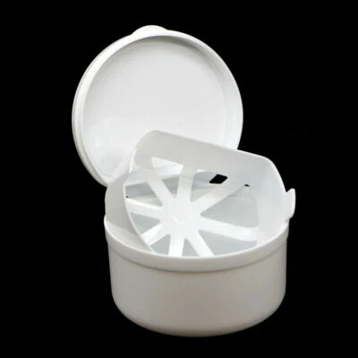 BOMAOER 1 pz scatola portaoggetti protesi dentale denti finti contenitore paradenti contenitore