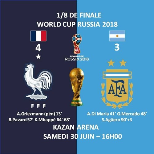 7 MAGNETS FOOTBALL SOUVENIR PARCOURS EQUIPE DE FRANCE WORLD CUP RUSSIA 2018 - Picture 4 of 7