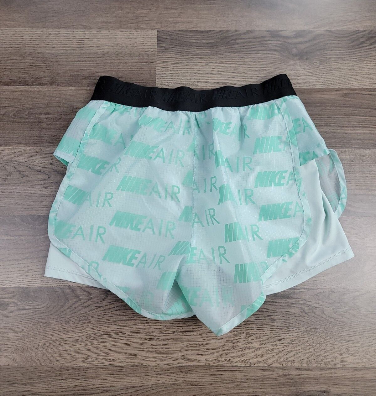 Nike Running Shorts Small Teal Translucent Runnin… - image 2