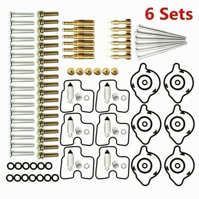 6x Vergaser Reparatur Kit für GL1500C GL1500CT Tour Valkyrie 1500 1997-2003