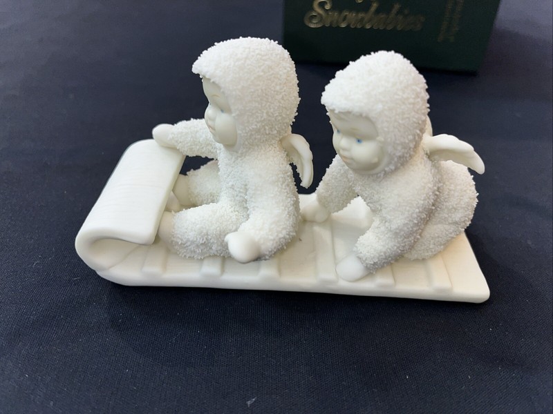 Department 56 Down The Hill We Go Snowbabbies 7960-0