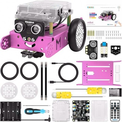 mBot Robot Kit, STEM Projects for Kids Ages 8-12 Learn to Code with Scratch A...