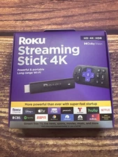 Roku Streaming Stick 4K/HDR/Dolby Vision Streaming Device with Roku Voice Remote