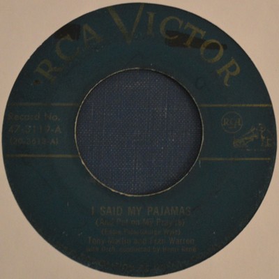 Tony Martin  And Fran Warren - I Said My Pajamas (And Put On My Pray'rs) (7'',...