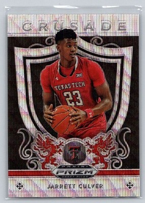 2019 Panini Prizm Draft Picks Prizms Blue Wave #83 Jarrett Culver /299