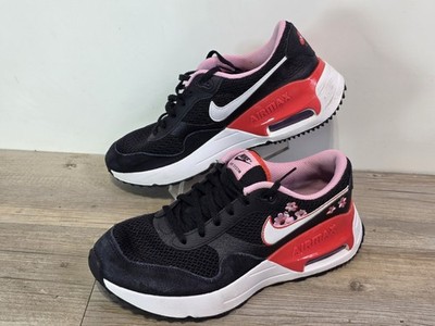 Nike Air Max SYSTM SE Size 7Y Black/Picante Red/Pink Rose/White FQ8959 001