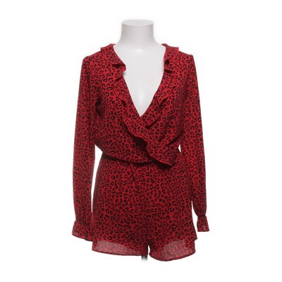 Divided by H&M, Jumpsuit, Größe: 34, Rot/Schwarz, Elasthan/Polyester #TeV