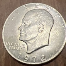 1972 Eisenhower Dollar Ike Actual Coin
