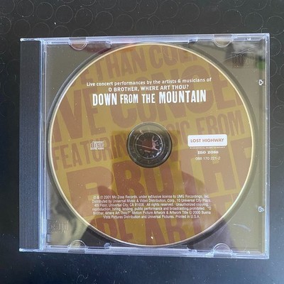 Various Artists   Down From The Mountain CD 2001 Live Folk Country Lost Highway