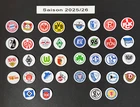 1st & 2. Bundesliga Logo Magnets Season 2025/26 All 36 Football Clubs 25/26