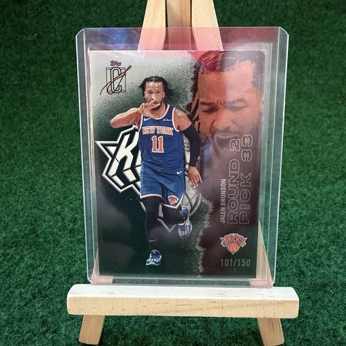 2025-26 Topps Signature Class Jalen Brunson Chrome Green Refractor /150 Knicks