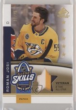 2020 SP Game Used NHL All-Star Skills Fabrics 32/35 Roman Josi #ASV-RJ Patch 2d8