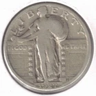 1927 Philadelphia Circulated Silver Liberty Standing Quarter Coin! #1