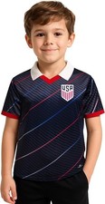 U.S. Soccer USMNT Youth Size Soccer Game Day Poly Inspired Shirt - 264GD-NW2 02