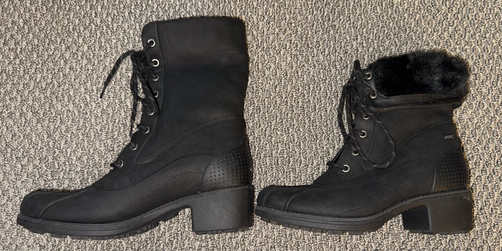 Stivali invernali Merrell 9 neri Chateau pizzo medio impermeabili isolati usati in ottime condizioni