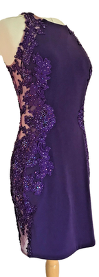 jovani purple lace dress Jovani 23963 Lilac Multi Beaded Bodice Tulle Gown