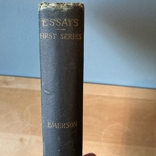 R. W. Emerson Essays First Series David McKay 1893 Hardcover