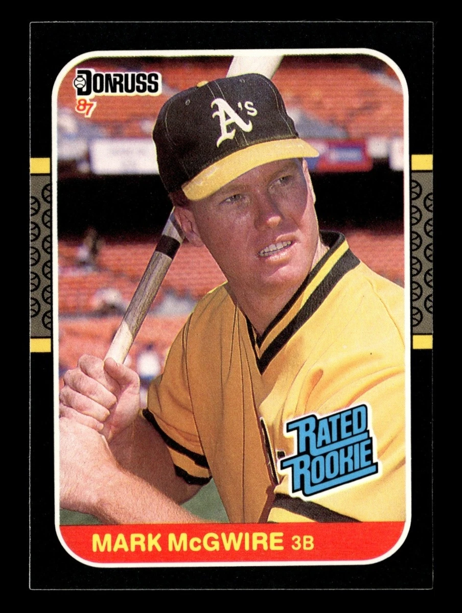Donruss Mark McGwire Baseball 1987 Season Sports Trading Cards