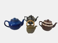 Mixed Set of 4 Tea Pots