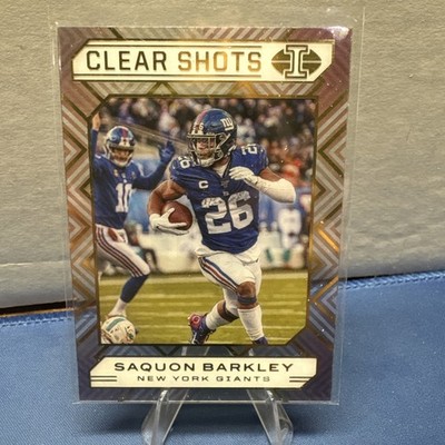 2020 Panini Illusions - Clear Shots Saquon Barkley #9