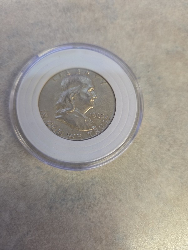 1963 Ben Franklin Half Dollar Very Nice Condition No Mint In Case
