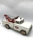 Vintage Pressed Steel 1960's Tonka AA Wrecker 24 HR SERVICE Tow Truck Toy 14”